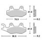Τακάκια σκούτερ BREMBO 07076XS thumb
